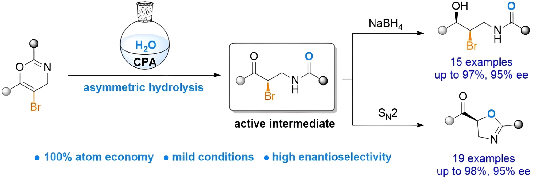 <b>Chiral phosphoric acid-catalyzed hydrolysis of 4H-oxazines for diverse syntheses</b>